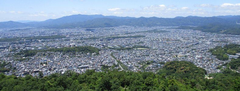 大文字山からの京都眺望